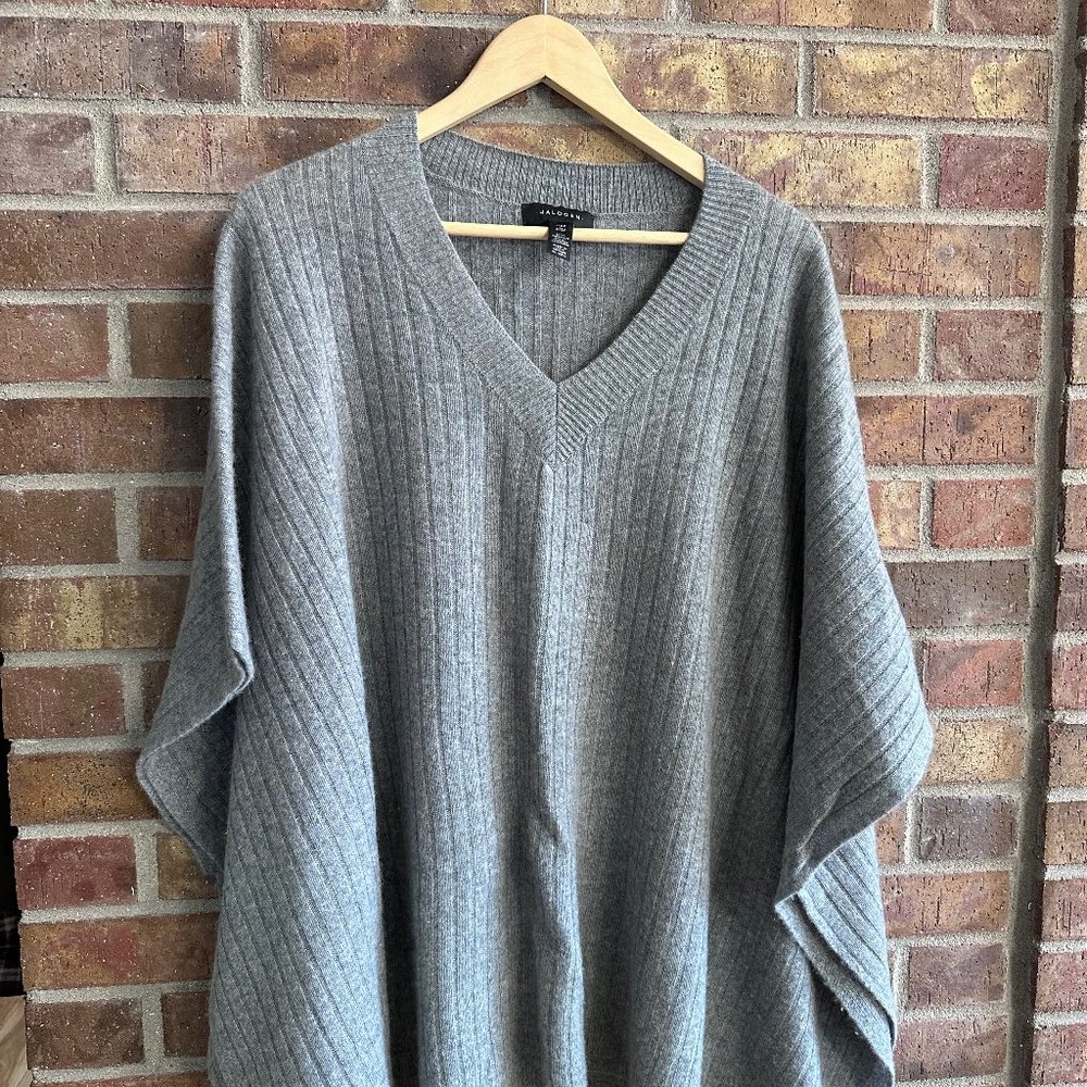 Halogen 100% Cashmere Poncho Top